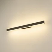 SLV LED vonios sieninis šviestuvas One Linear, 70 cm, juodas, CCT