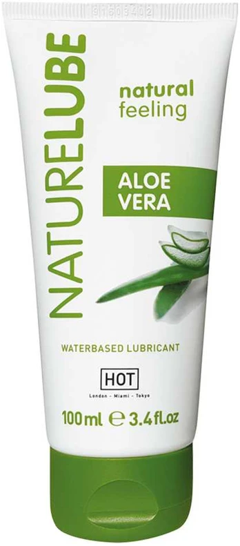 HOT Nature Lube Vanduo-Based Intimate Gel Aloe Vera 100ml