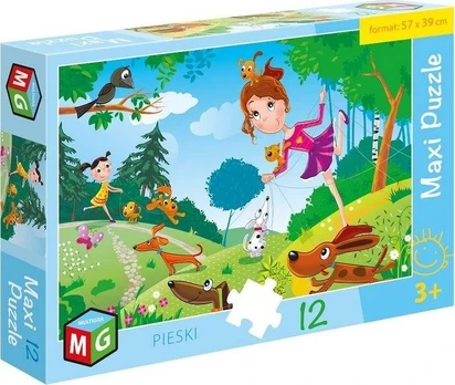 Dėlionė Alexander Multigra Maxi Puzzle 12 Pieski
