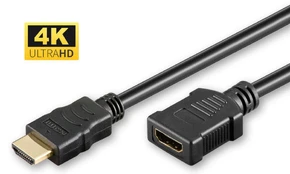 MicroConnect HDMI High Speed extension cable, 5m High Speed HDMI kaina