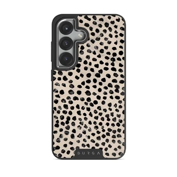 Almond Latte - Cute Samsung Galaxy S25 Plus Case, Elite Dark (Magnetic) / Silver
