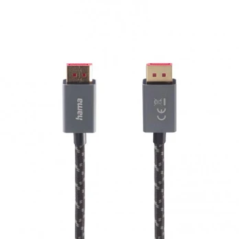 Cable Hama DisplayPort 1.4, 8K, Alu, 2m gold-plated