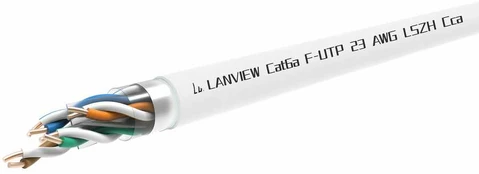 Lanview Cat6a F-UTP 4x2xAWG23 LSZH