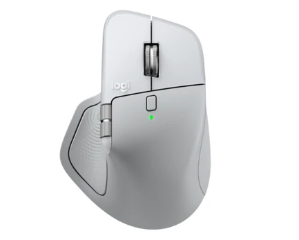 Logitech MX Master 4 for MAC Belaidė pelė RF Wireless + Bluetooth, 8000 DPI, White Silver | 910-007576