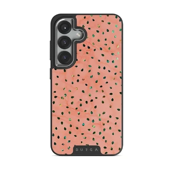 Watermelon Shake - Samsung Galaxy S25 Plus Case, Elite Dark (Magnetic) / Silver