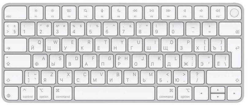 Klaviatūra Magic Keyboard with Touch ID for Mac models with Apple silicon Russian MXCK3RS/A