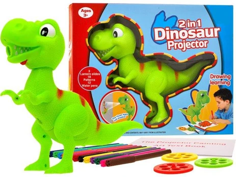 Jokomisiada Vaikiškas žaislas dinozauras - projektorius