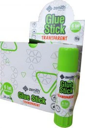 Zenith Glue Stick 15g Skaidrus 20vnt.