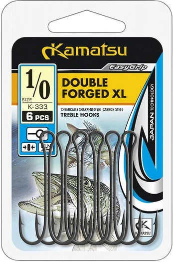 Kabliukai Kamatsu Double Hook Forged XL