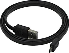 Neutralle USB kabelis (2.0), USB A (M) reversible - microUSB reversible (M), 0.3m, płaski, juoda, dwustronny