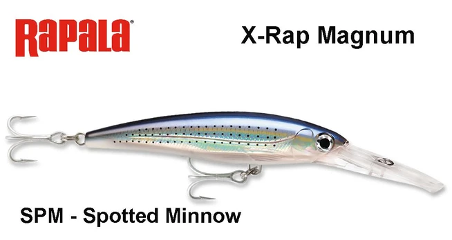 Vobleris Rapala X-Rap Magnum XRMAG Spotted Minnow 11 cm