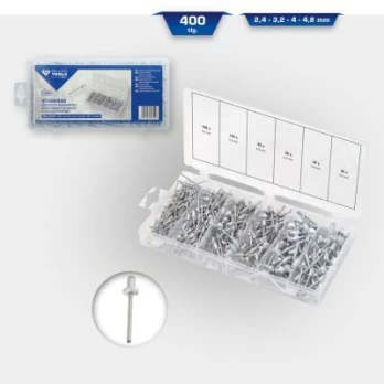 Aklinųjų kniedžių asortimentas KS TOOLS BT066950