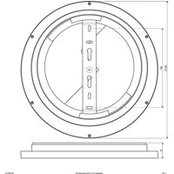 EVN ALR LED skydelis baltas 15W Ø30cm 4000K