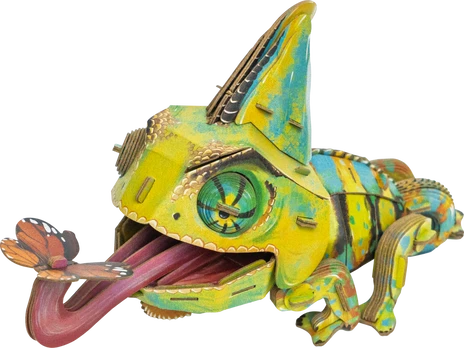 MAKEBUG 3D popierinė delionė Chameleon, MB-D-0050