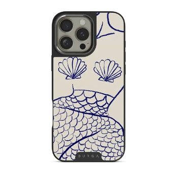 Marine Muse - iPhone 16 Pro Case, Elite Dark (MagSafe) / Gunmetal