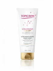 Drėkinantis kūno losjonas Topicrem Ultra Moisturizing Pearly Body, 200ml kaina
