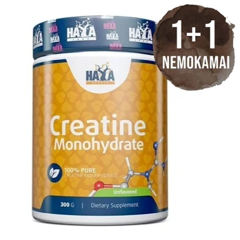 HAYA LABS Creatine Monohydrate - 300g + 300g NEMOKAMAI