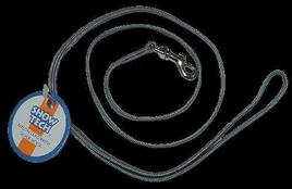 Show Tech Gray Grooming Ring – 5mm Wide with Sidabrinis Snap Hook, Durable Design