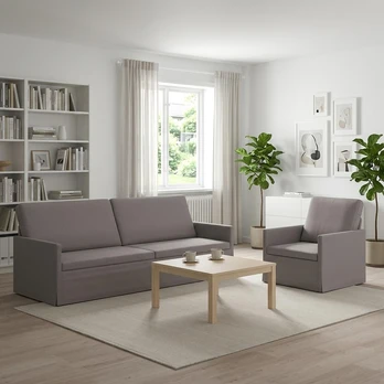 Sofa Sofos komplektas 2 vnt. Taupe Audinys