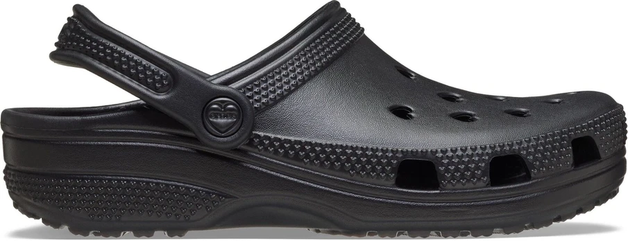 Crocs™ Classic Hearts Cut Out Clog Black - 38,5