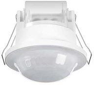 ESYLUX Loftsmonteret bevægelsessensor BASIC EXPRESS MD 360° 08 IR 1C FM IP23 WH, rækkevidde ca. Ø 8 m, nulgennemgangsrelæfunktion