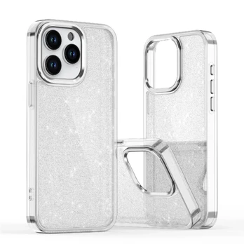 Dėklas Hurtel Glitter Case for Samsung Galaxy S25 Edge - Clear