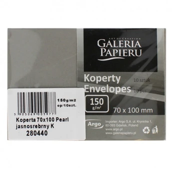 Vokai 70x100mm PEARL 150g 10vnt šv.sidabras