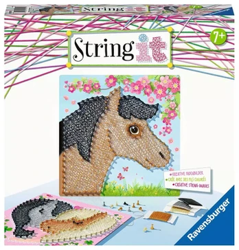 Ravensburger kūrybinis rinkinys „String it Midi: Žirgai“, nuo 7 m.