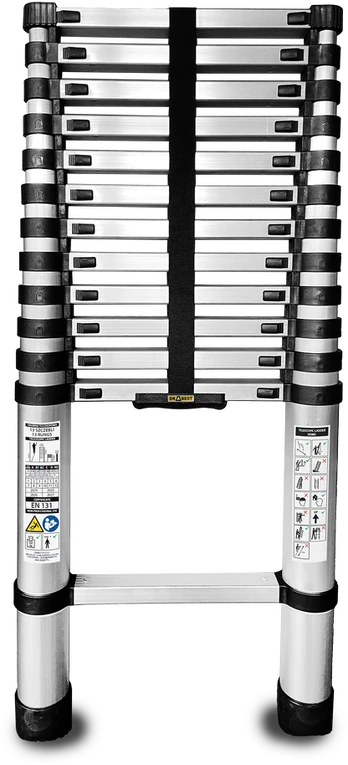 Teleskopinės kopėčios DRABEST 1x13 3,8m