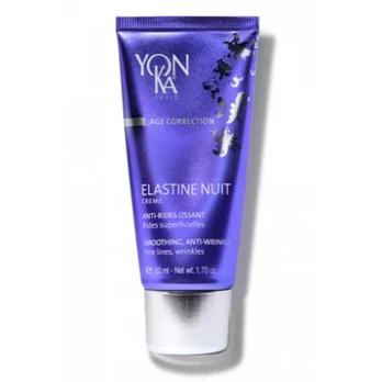 YonKa, Elastine Nuit, Anti-Wrinkle, Night, Cream, For Face, 5 ml *Sample