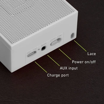 Kompiuterio kolonėlės Sbs ttsquarespeakerbtw bluetooth garsiakalbis, baltas