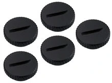 Koolance Verschlussstopfen, G1/4-col., Messing - 5er-Pack, juodas