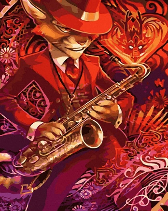 Tapybos rinkinys "Musician Katin"