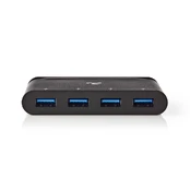 Nedis USB adapteris USB 3.2 Gen 1 USB Type-C™ 4x USB Type-A, juodas kaina
