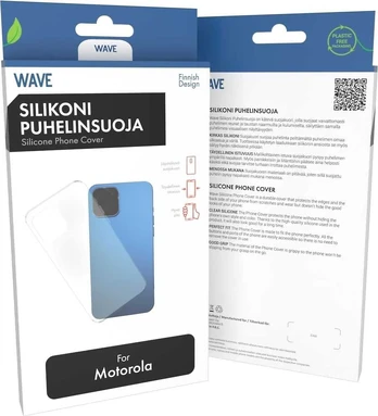 Dėklas Wave silikonisuoja, Motorola Moto E13, kirkas