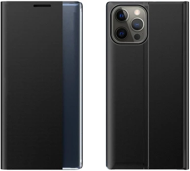 Hurtel Sleep Case išmanus dėklas iPhone 13 Pro – juodas