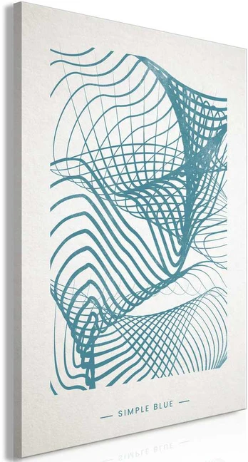 Artgeist Paveikslas - Simple Mėlyna (1 Part) Vertical