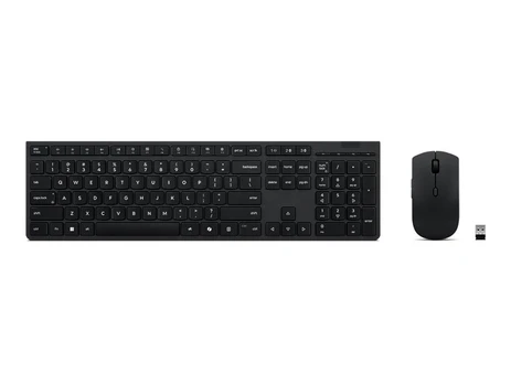 Lenovo Professional | Keyboard and Mouse Combo | Wireless | Lithuanian | Bluetooth | Grey | 2.4 GHz