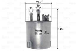 Kuro filtras VALEO 587567