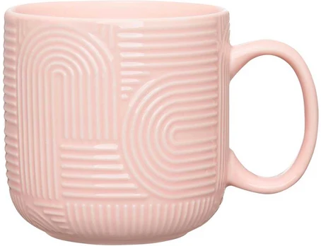 Puodelis Arco 390 ml rožinė AMBITION
