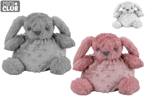 Plush toy /Rattle - 35127 - BUNNY - size 16 cm