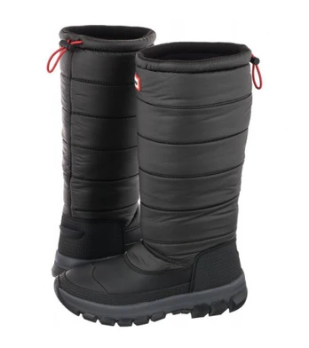 Hunter W Org Insulated Snow BT Tall Black WFT2042WWU (HU47-a) batai