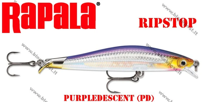 Rapala vobleris RipStop PD Purpledescent 9 cm