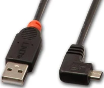 KABELIS USB2 A Į MICRO-B 0,5M/90 DEGREE 31975 LINDY