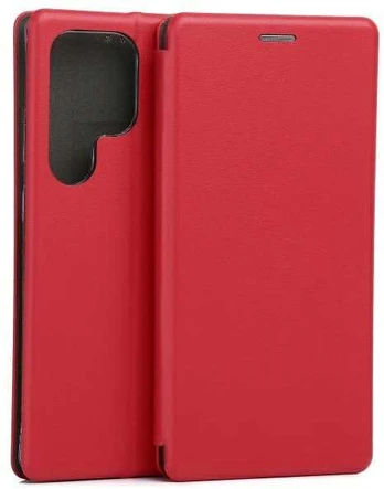 Beline Dėklas Book Magnetic Samsung S25 Ultra raudona/red