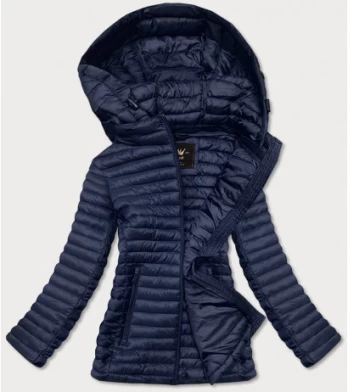 QUILTED HOODED JACKET RED (7218BIG) striukė