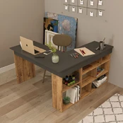 Stalas Kalune Design CT5 AA, juodas/pušies kaina