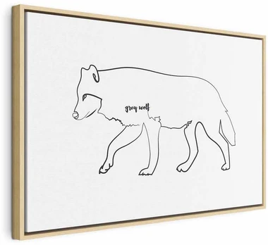 Artgeist Paveikslas - Wolf (1 Part) Wide