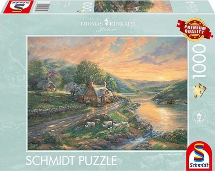 Dėlionė Schmidt Thomas Kinkade Studios: Daybreak In Emerald Valley, Puzzle
