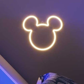 Lubinis šviestuvas Mickey Mouse Yellowpop Disney Mickey Ears
